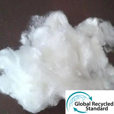 64mm Recycled Polyester Staple Fiber 1.5D Non Silicon Fiber