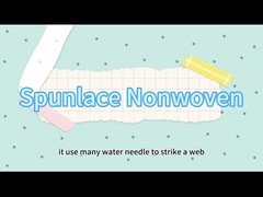 Ткань Spunlace Nonwoven для влажной ткани и очищать обтирает